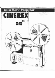 Cinerex 818 Auto Dual manual. Camera Instructions.
